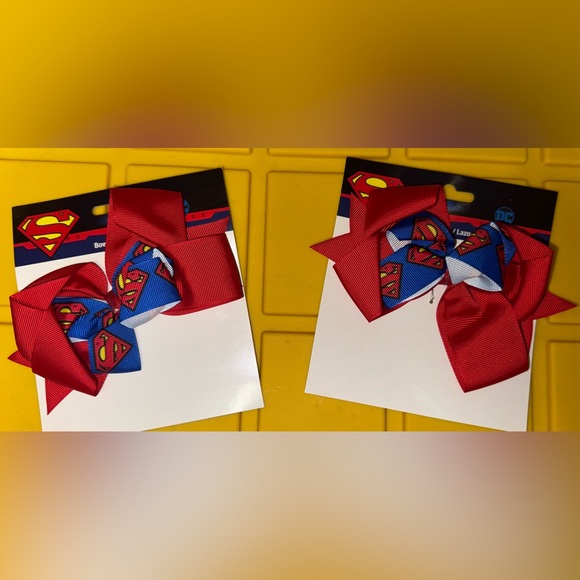 Superman DC Girls Big Hairbow Bundle - Picture 1 of 2